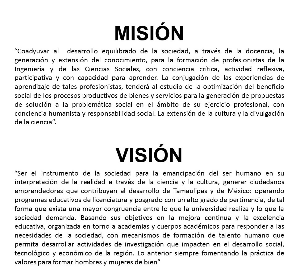 Misión y visión de la UAT